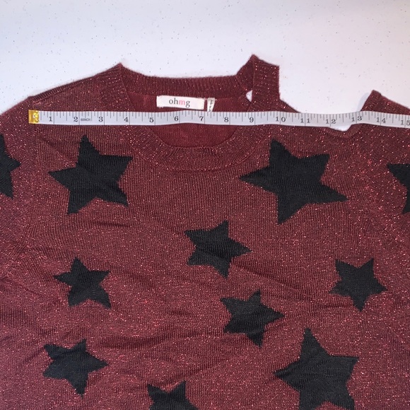 Burgundy Star Sweater - Picture 8 of 11